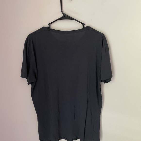 All Saints Oversized Minimalist Charcoal Tee Size Medium - Picture 6 of 7